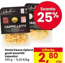 Despar Pasta fresca ripiena gusti assortiti Valentini offerta