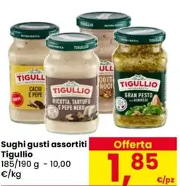 Despar Sughi gusti assortiti Tigullio offerta