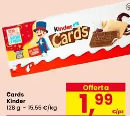 Despar Cards Kinder offerta