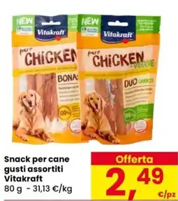 Despar Snack per cane gusti assortiti Vitakraft offerta