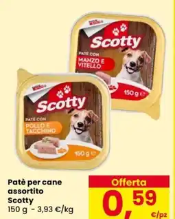 Despar Patè per cane assortito Scotty offerta