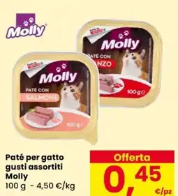 Despar Paté per gatto gusti assortiti Molly offerta