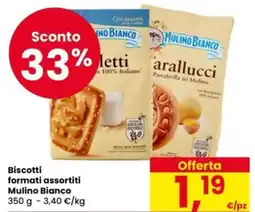 Eurospar Biscotti formati assortiti Mulino Bianco offerta