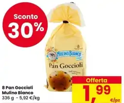 Eurospar 8 Pan Goccioli Mulino Bianco offerta