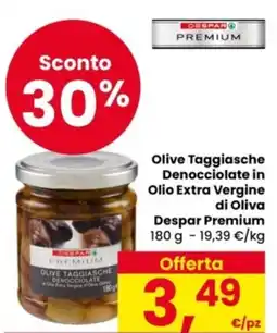 Eurospar Olive Taggiasche Denocciolate in Olio Extra Vergine di Oliva Despar Premium offerta