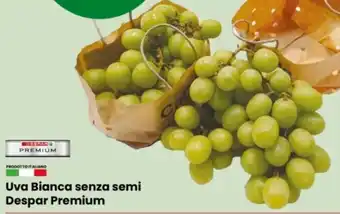 Eurospar Uva Bianca senza semi Despar Premium offerta