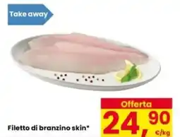 Eurospar Filetto di branzino skin offerta
