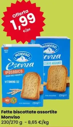 Eurospar Fette biscottate assortite Monviso offerta
