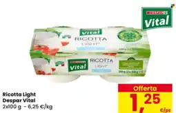 Eurospar Ricotta Light Despar Vital offerta