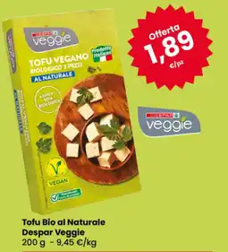Eurospar Tofu Bio al Naturale Despar Veggie offerta