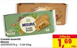 Eurospar Cracker assortiti Misura offerta