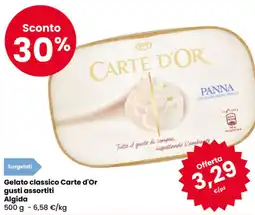 Eurospar Gelato classico Carte d'Or gusti assortiti Algida offerta