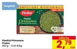 Eurospar Pisellini Primavera Findus offerta