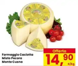 Eurospar Formaggio Caciotta Misto Pecora Monte Cusna offerta