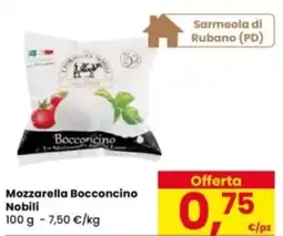 Eurospar Mozzarella Bocconcino Nobili offerta