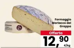 Eurospar Formaggio Morlacco del Grappa offerta