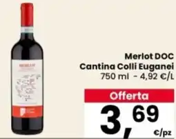 Eurospar Merlot DOC Cantina Colli Euganei offerta