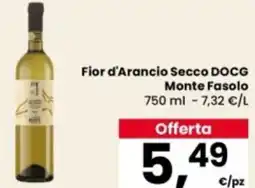 Eurospar Fior d'Arancio Secco DOCG Monte Fasolo offerta