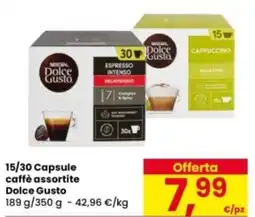 Eurospar 15/30 Capsule caffè assortite Dolce Gusto offerta