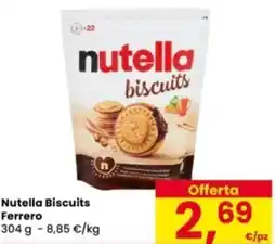 Eurospar Nutella Biscuits Ferrero offerta