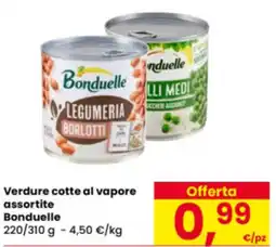 Eurospar Verdure cotte al vapore assortite Bonduelle offerta