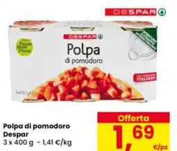 Eurospar Polpa di pomodoro Despar offerta