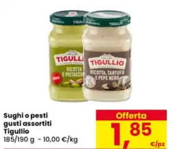 Eurospar Sughi o pesti gusti assortiti Tigullio offerta