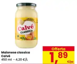 Eurospar Maionese classica Calve offerta