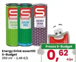 Eurospar Energy Drink assortiti S-Budget offerta