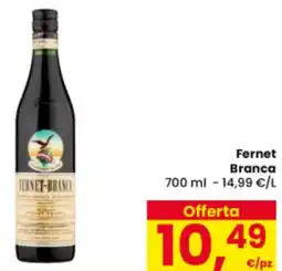 Eurospar Fernet Branca offerta