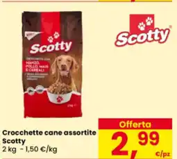 Eurospar Crocchette cane assortite Scotty offerta
