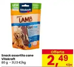 Eurospar Snack assortito cane Vitakraft offerta