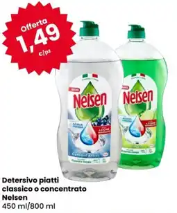 Eurospar Detersivo piatti classico o concentrato Nelsen offerta