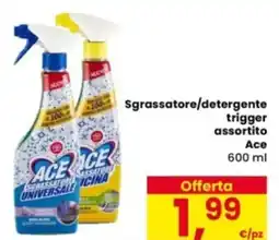 Eurospar Sgrassatore/detergente trigger assortito Ace offerta
