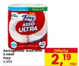 Eurospar Asciugatutto Asso Ultra 2 rotoli Foxy offerta