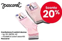 Eurospar Confezione 3 calzini donna pascarel offerta