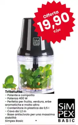 Eurospar Tritatutto SIM PEX offerta