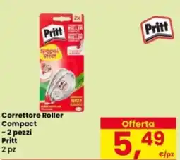 Eurospar Correttore Roller Compact - 2 pezzi Pritt offerta