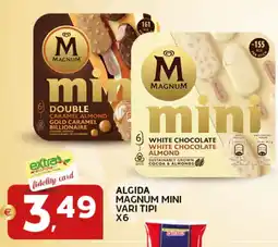 Extra Supermercati Algida magnum mini vari tipi x6 offerta