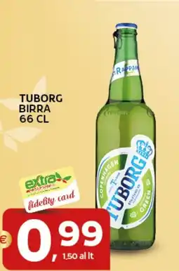 Extra Supermercati Tuborg birra offerta