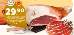 Extra Supermercati Le regioni del cuore prosciutto crudo di parma dop riserva oltre 18 mesi offerta