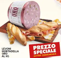 Extra Supermercati Levoni mortadella oro offerta