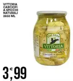 Vantaggio Cash&Carry VITTORIA carciofi a spicchi naturali offerta