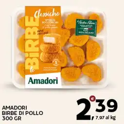 Extra Supermercati Amadori birbe di pollo offerta