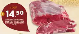 Extra Supermercati Arrosto disossato/ paletta di scottona di filiera certificata offerta
