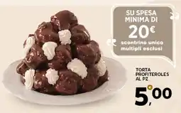 Extra Supermercati Torta profiteroles al pz offerta