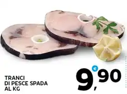 Extra Supermercati Tranci di pesce spada al kg offerta