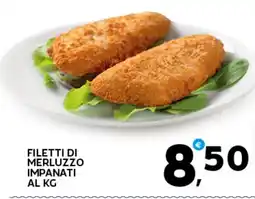 Extra Supermercati Filetti di merluzzo impanati al kg offerta
