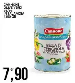 Vantaggio Cash&Carry CANNONE Olive verdi 24/26 in salamoia offerta
