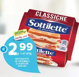 Extra Supermercati Sottilette le originali classiche offerta